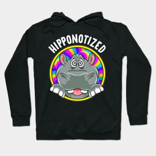 Cute Hippo Has Been Hipponotized - Funny Hippo Lover Hoodie